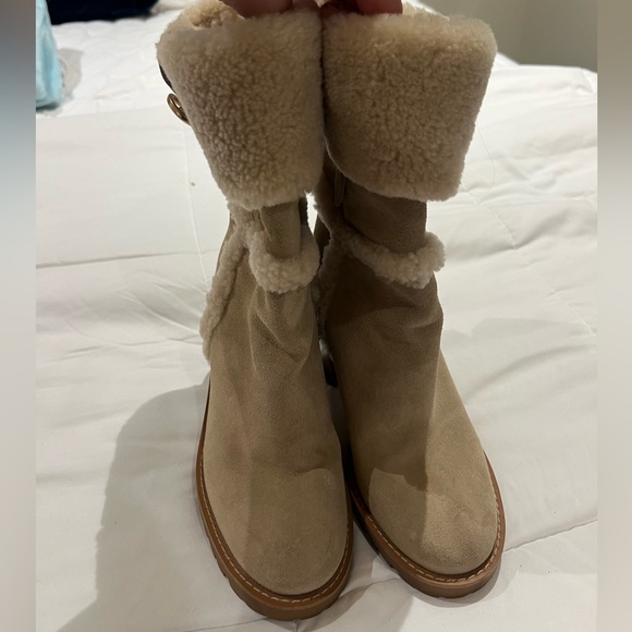 Coach Harlie Bootie Shearing Trim Size 8 - Picture 5 of 8